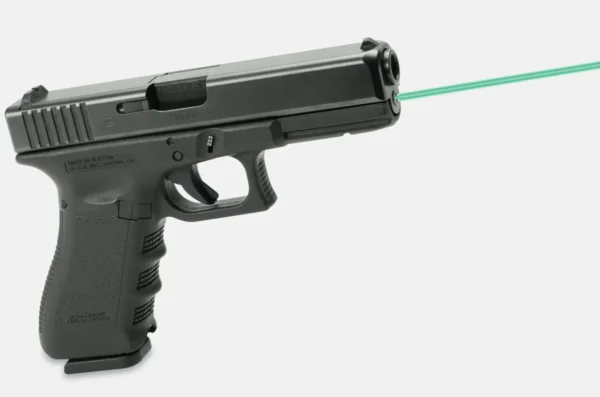 Green Guide Rod Laser for Glock 17, 22, 31, and 37 pistols